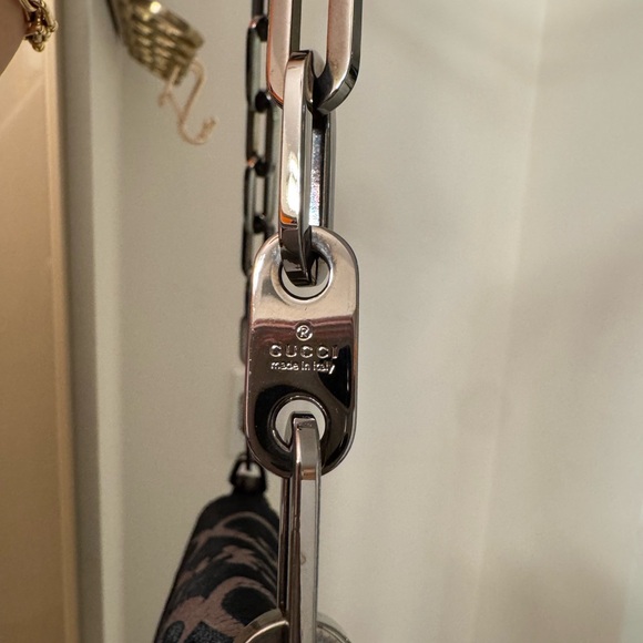 Vintage Gucci Tom Ford Velvet Devoré Chain Shoulder Bag - Picture 6 of 13